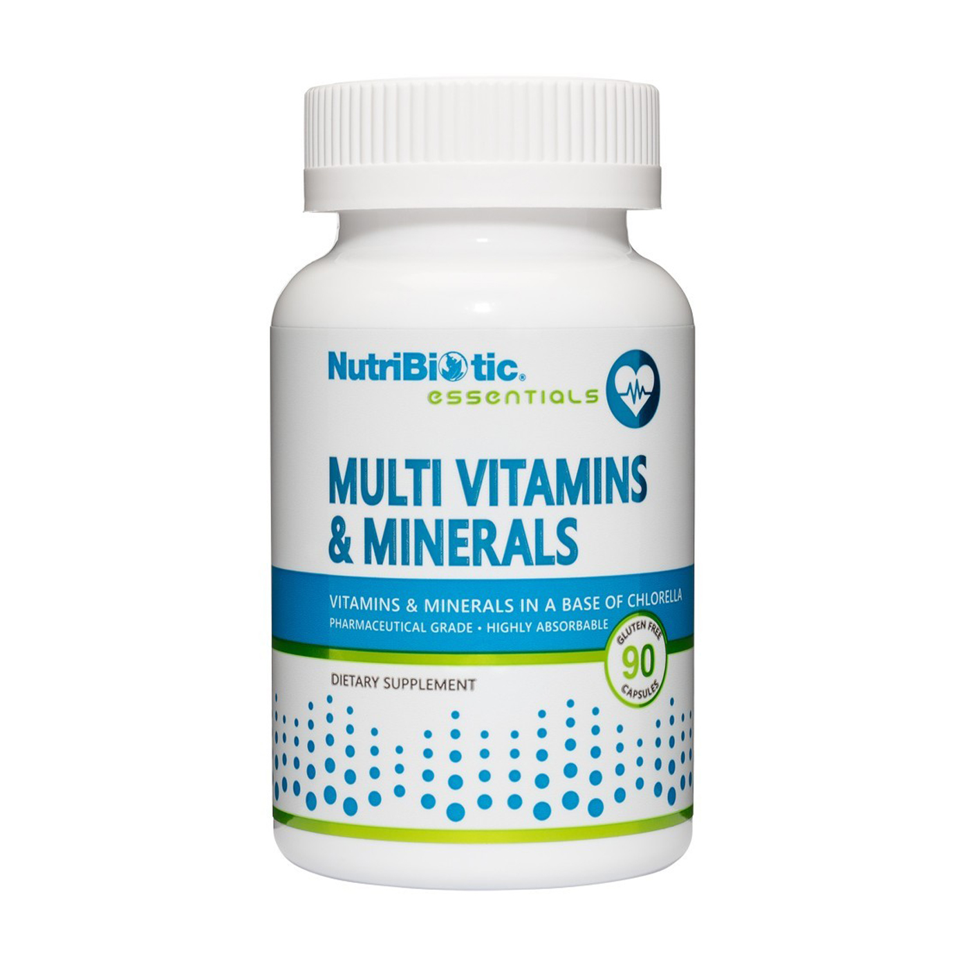 Мультивітаміни та мінерали NutriBiotic Essentials Multi Vitamins &amp; Minerals, 90 капсул